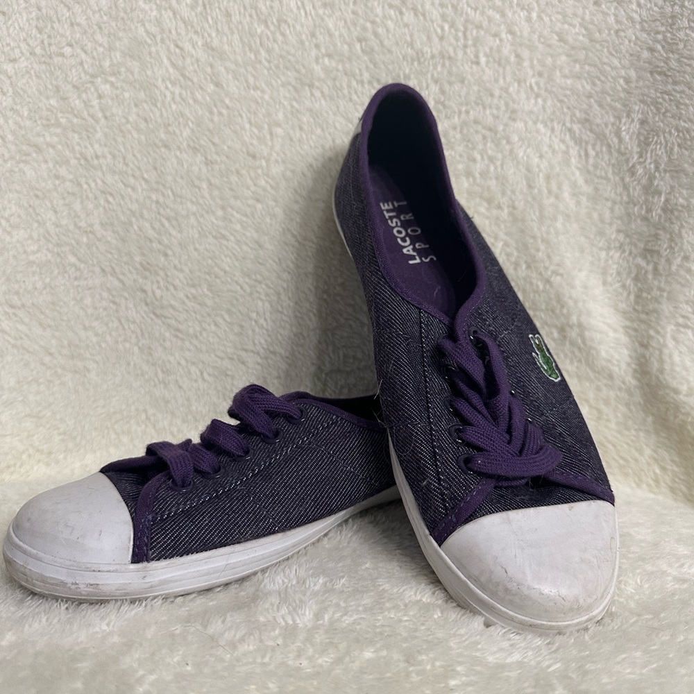 Lacoste Ziane purple sneaker